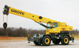 Rough terrain cranes