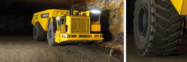 Kessler axles and gearboxes for Underground Dumpers